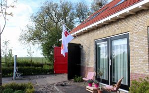 afbeelding bij rustpunt aan de Elfstedenroute