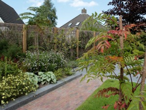 tuinvoorbeeld strakke tuin