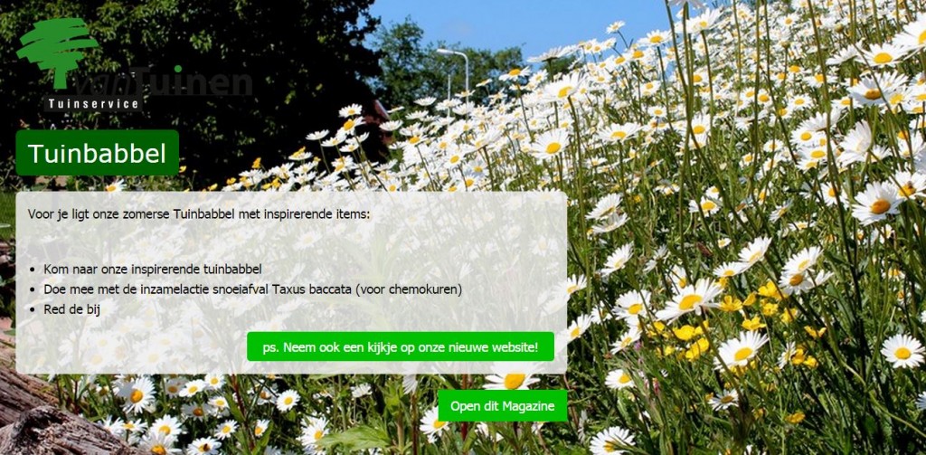 digitaal magazine voor tuininspiratie
